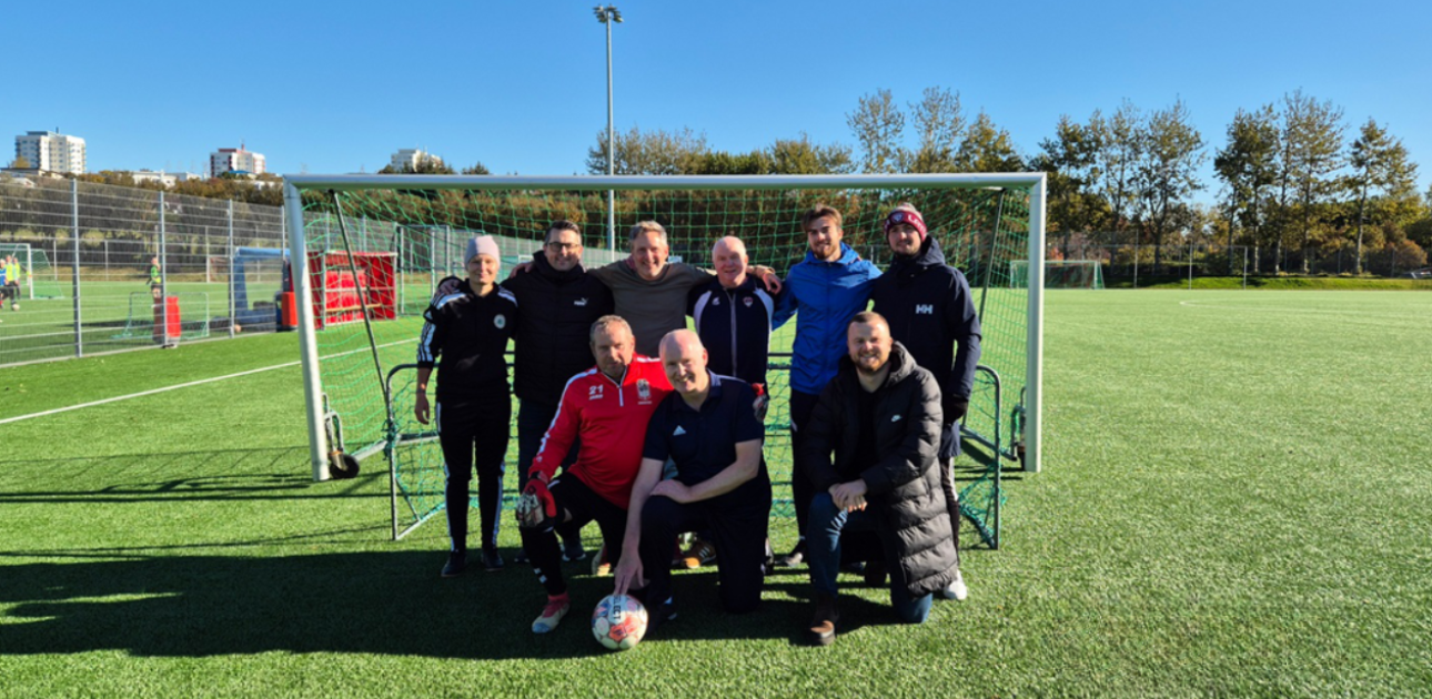 Latvijas Futbola federācijas pārstāvji Islandē