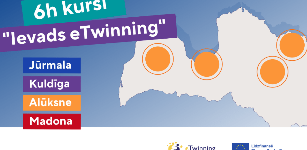 Aicina pieteikties 6h kursiem “Ievads eTwinning”